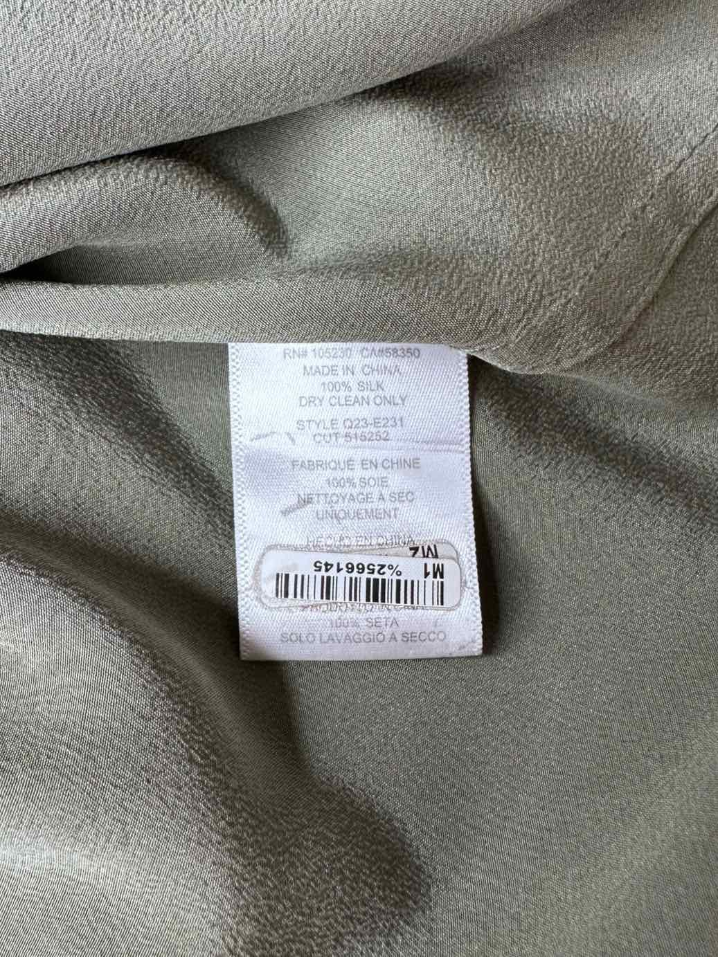 EQUIPMENT 100% Silk Button-Down Size M