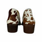 CHINASE LAUNDRY NWT FORTUNE Cow Print Cowhide Bootie Size 8.5