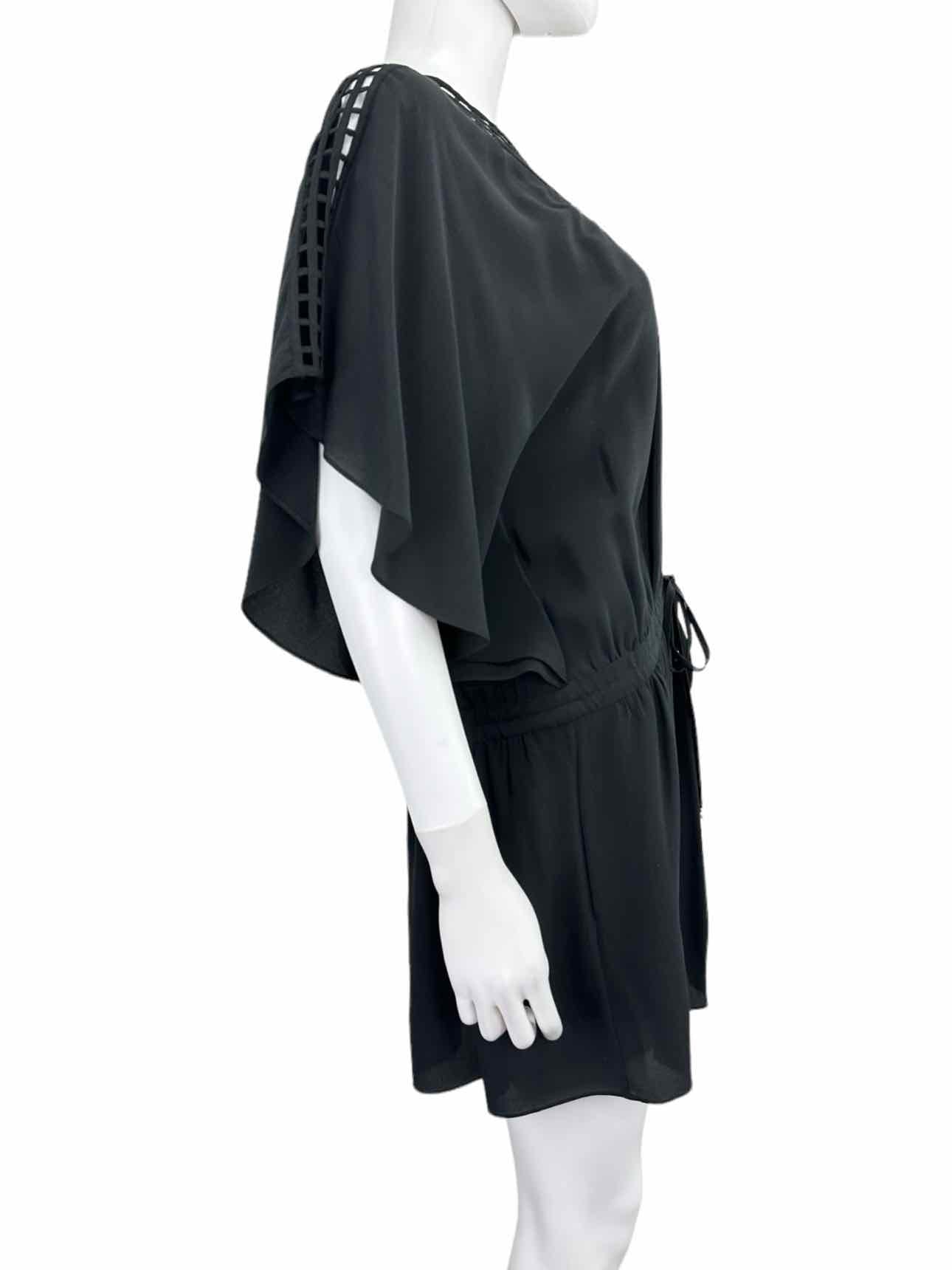 LEIFSDOTTIR Black 100% Silk Mini Dress Size 2