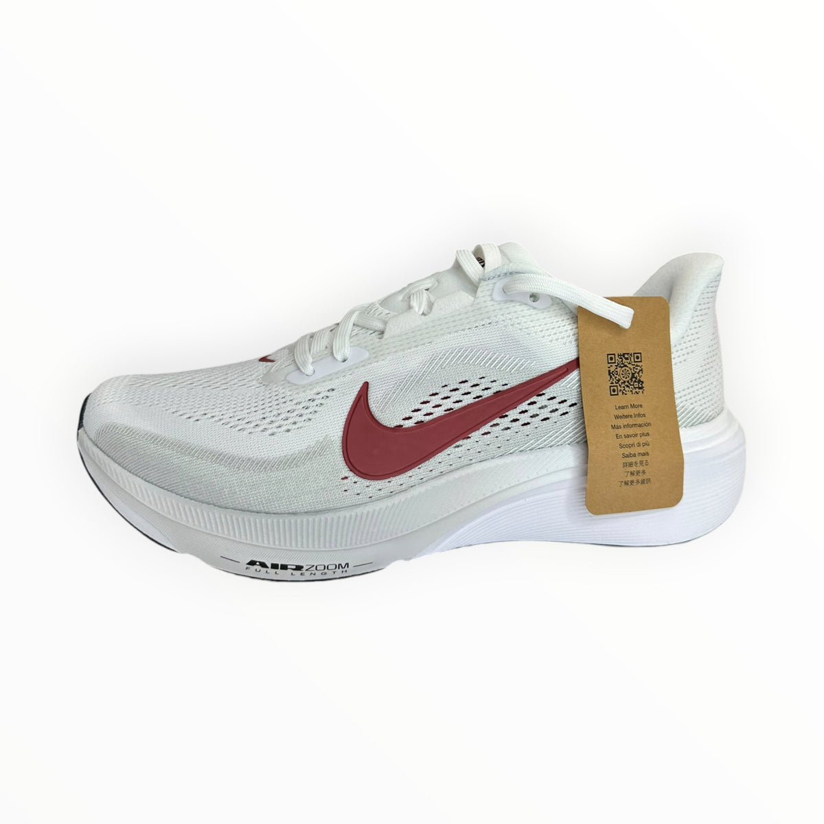 Nike NWT Air Zoom Pegasus 41 White Picante Red Sneakers Size 7.5