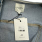 HIDDEN NWT Blue Fitted Denim Vest Size S
