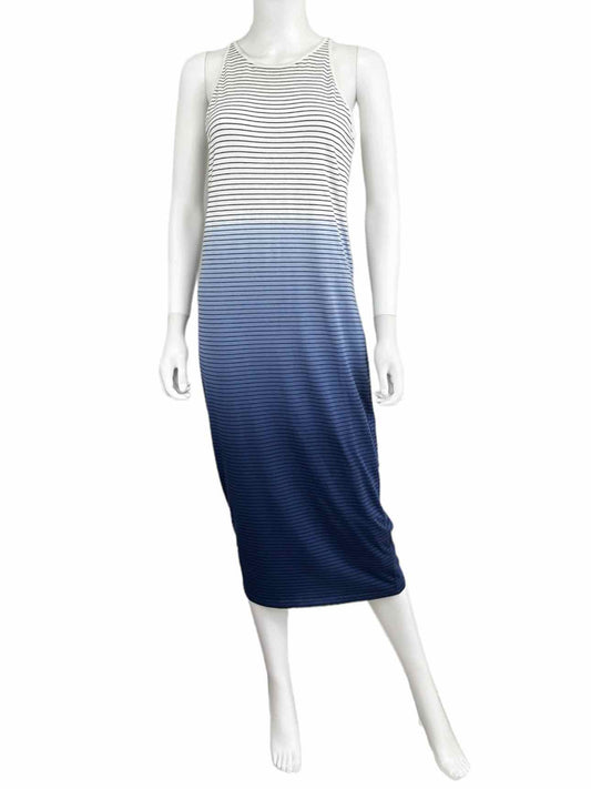 ATHLETA Blue Ombre Knit Dress Size M