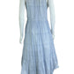 Roller Rabbit Blue 100% Cotton Midi Dress Size M