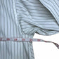 LAFAYETTE 148 NEW YORK White Pinstripe Button Down Size S