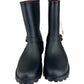 Tommy Hilfiger Black Rubber Boots Size 10