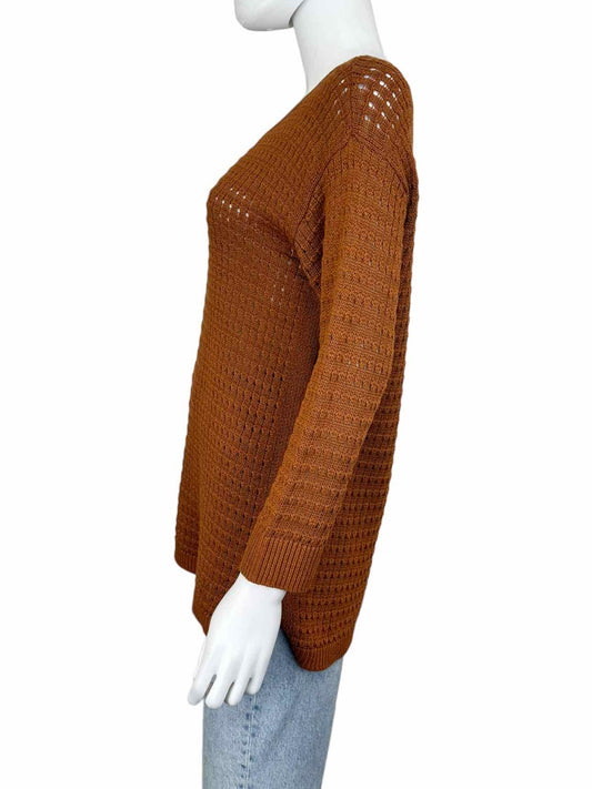 Talbots Rust Cotton Sweater Size M