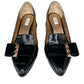 Max Mara Black Leather Colomba Pumps Size 39
