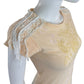 Johnny Was Peach 100% Cotto Embroidered Knit Top Size S