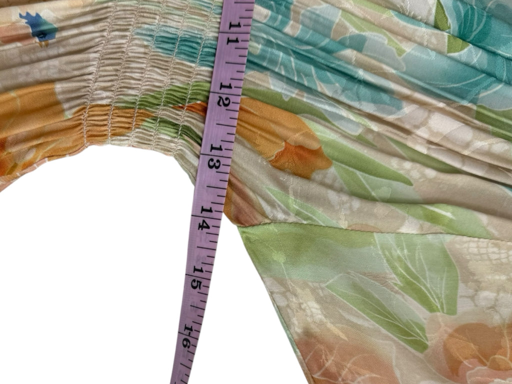 Spell Multicolor Floral Button-Down Maxi Dress Size XS
