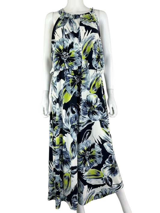 Chicos Floral Multicolored Casual Dress Size LP