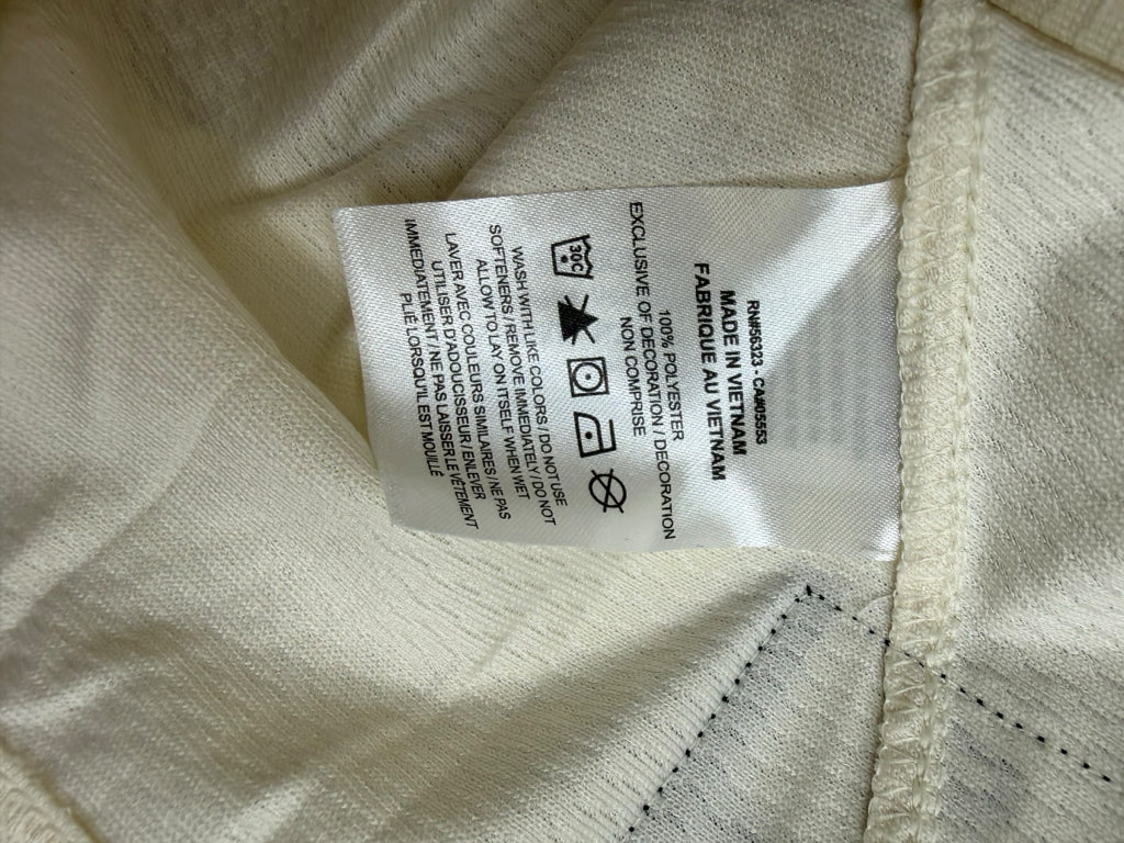 Nike Dri-Fit Cream Razorback Replica Baseball Jersey Size S