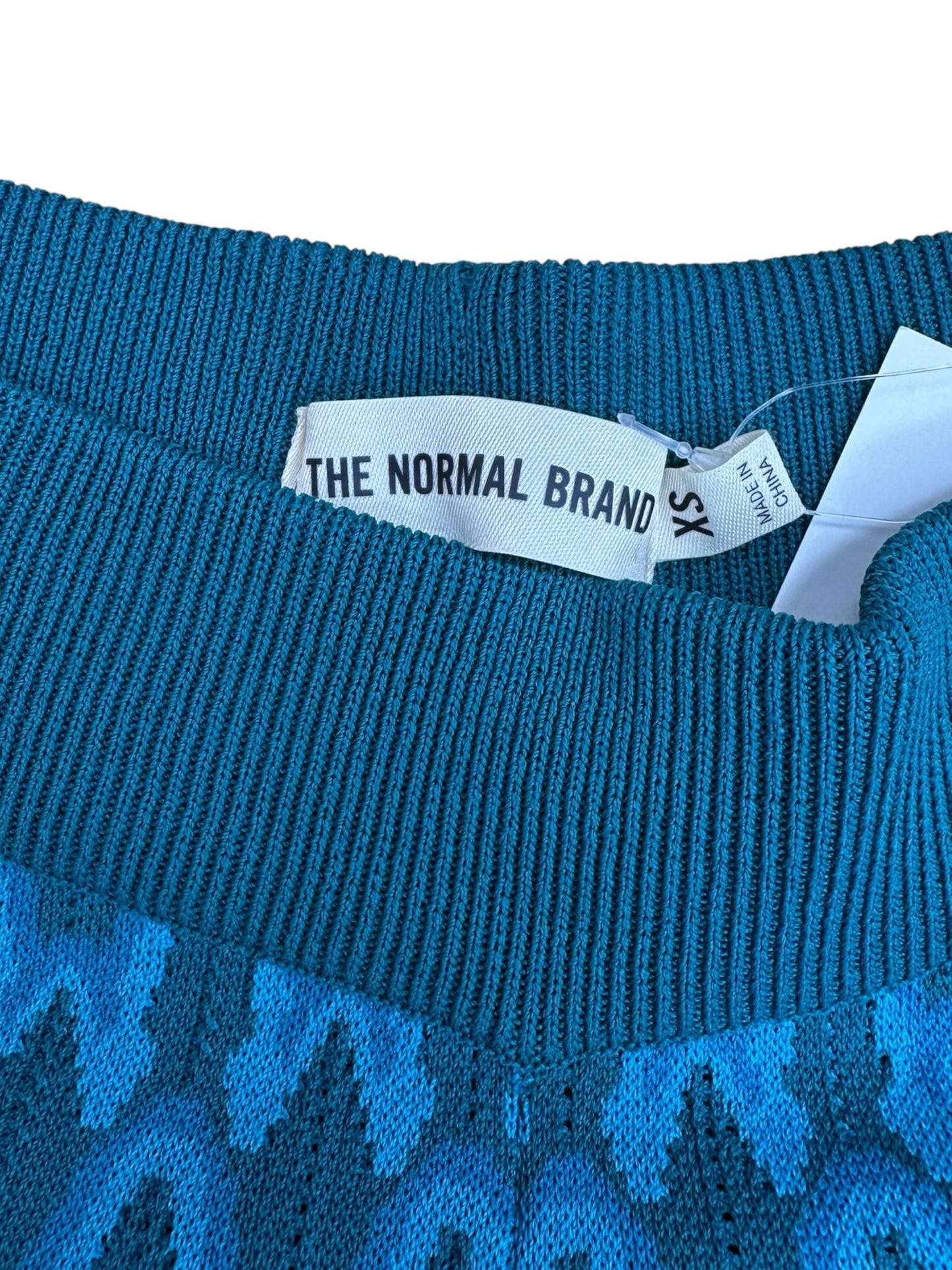 THE NORMAL BRAND Teal Knit Pants Size XS