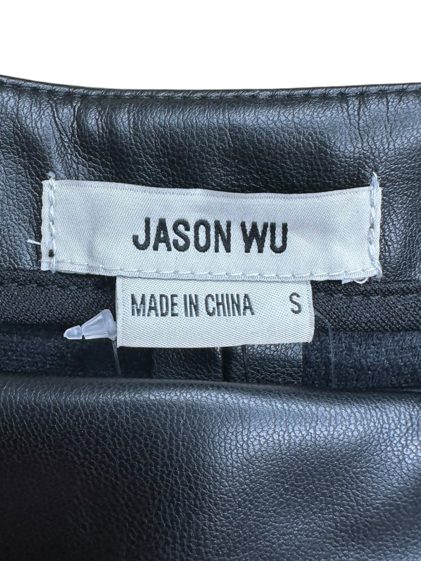 Jason Wu Black Leather Skort Size S