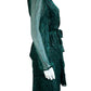 Nicole Miller NEW YORK Green Metallic Cocktail Dress Size L
