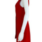 alice & olivia Red Lennon Surplice Mini Dress Size 8