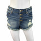 PISTOLA Distressed Denim Shorts Size S