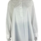 Vince White 100% Cotton Popover Blouse Size 10