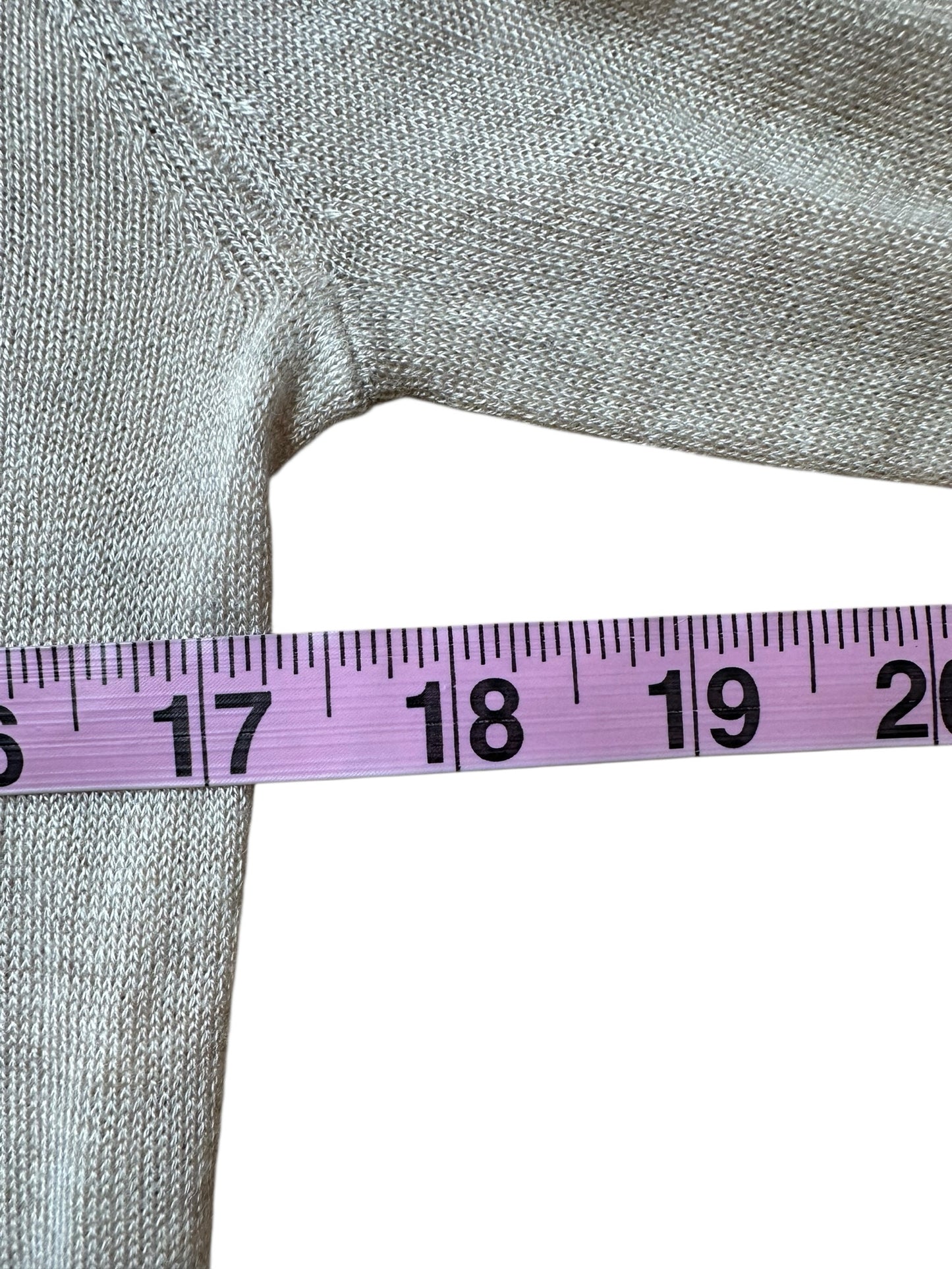 one grey day Tan and Cream Blocked Sweater NWT Size S