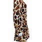 BANANA REPUBLIC Brown Giraffe Print Dress Size S