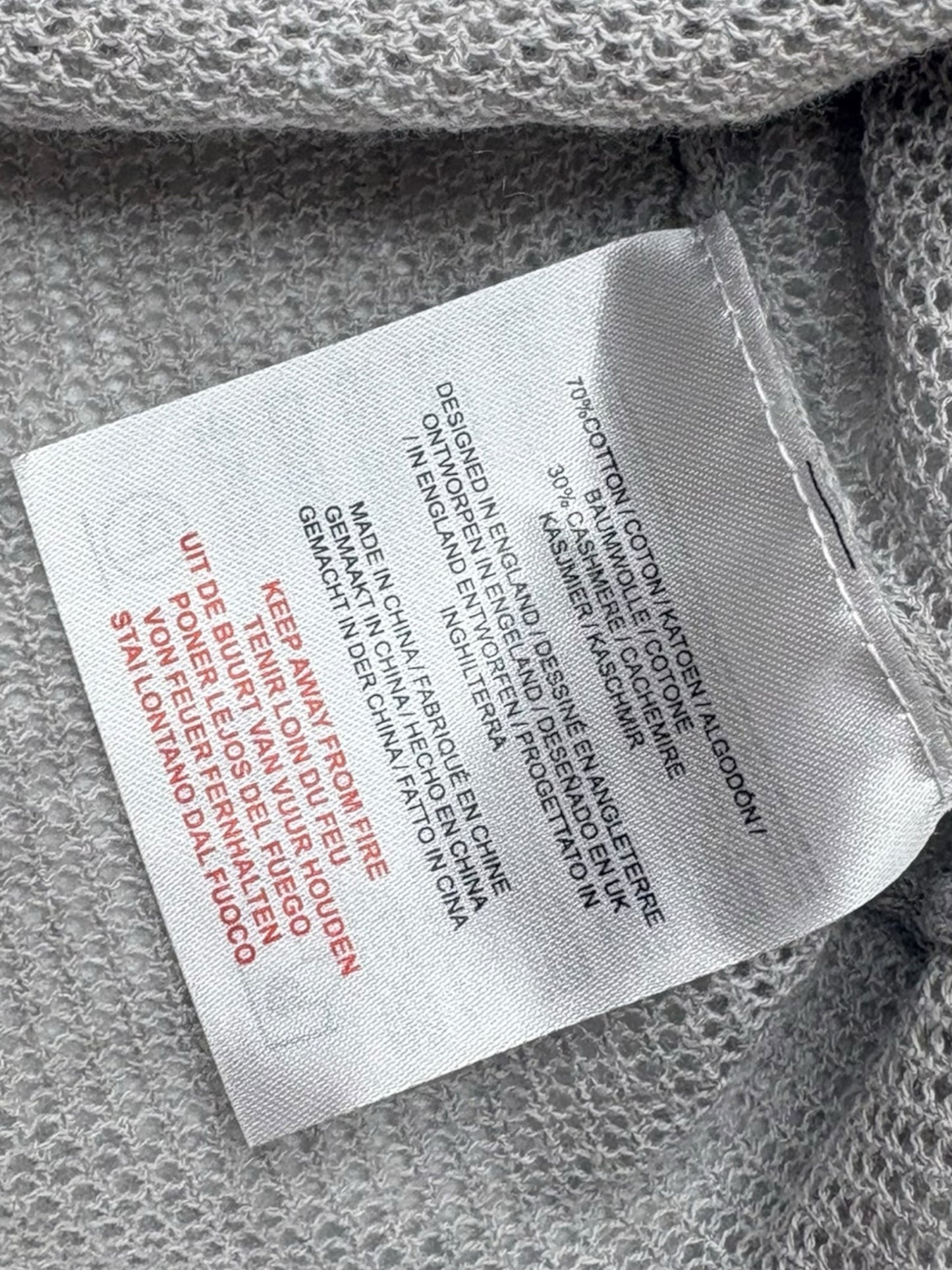 Jumper1234 Gray Knit Tank Top Size S