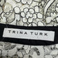TRINA TURK White Floral Martigues Lace Top Size S