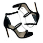 PAIGE Black Suede Scalloped Pumps Size 9