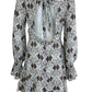Free People Brown Paisley Mini Dress Size M