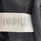 MARIACHER Black Silk Ruched Drape Midi Skirt Size S