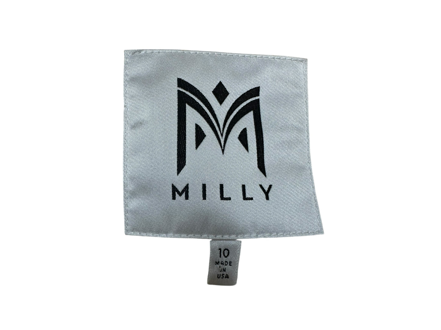 MILLY White Striped Tweed Coat Size 10