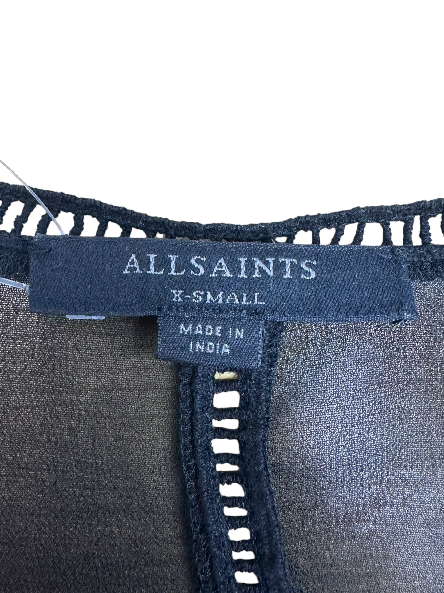 All Saints Black Blouse Size XS