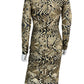 karlie Gold Sequin Midi Dress Size S