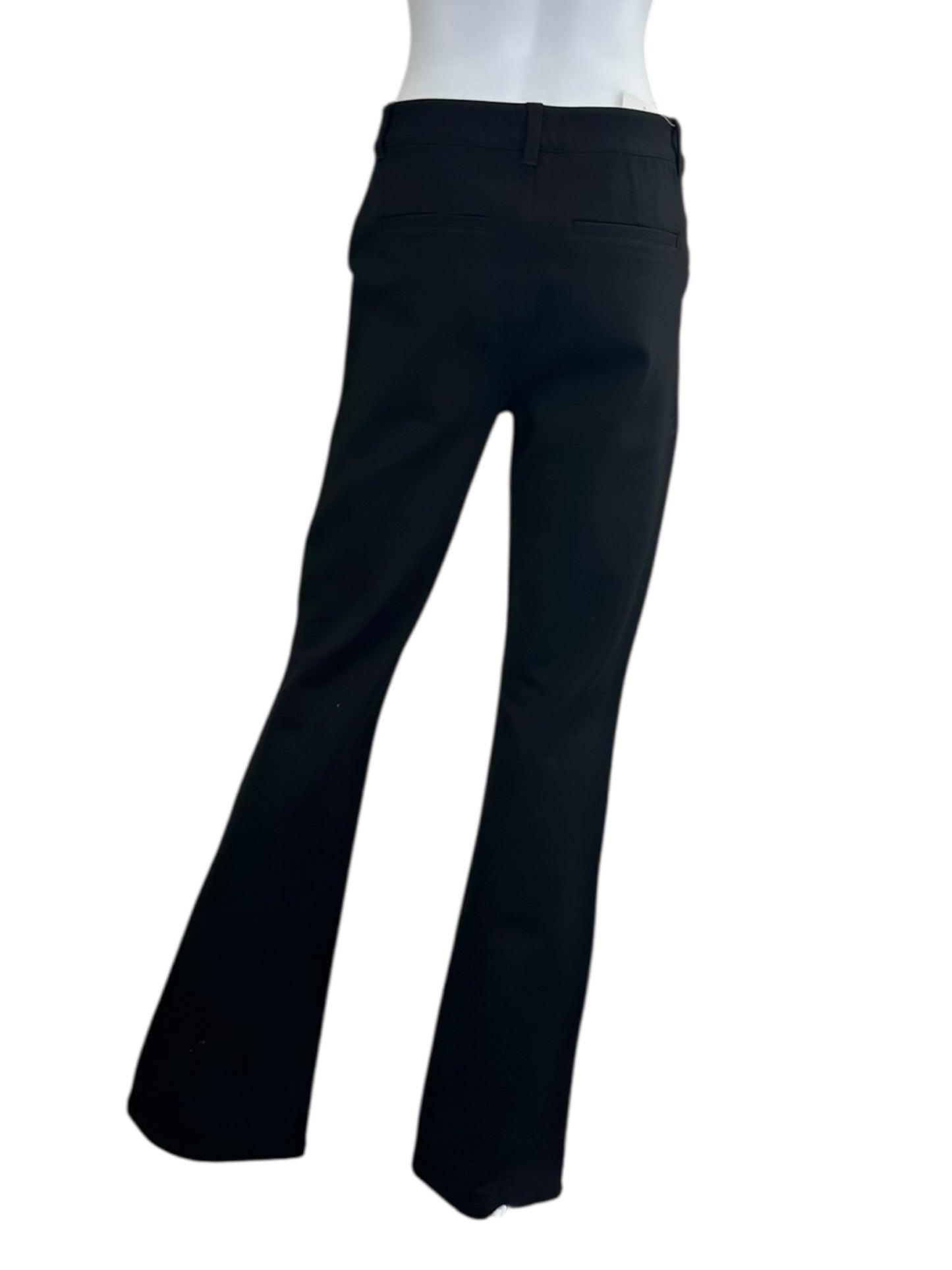 PAIGE Black Split Leg Trouser Size 29