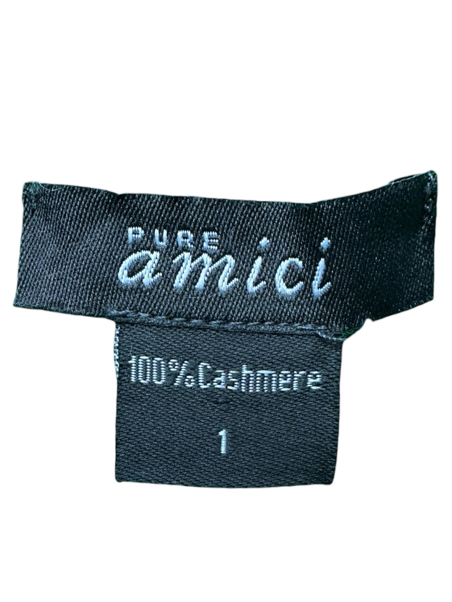 Pure Amici Green 100% Cashmere Sweater Size L