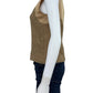 Vince Gold Crinkle Textured Shell Size XS