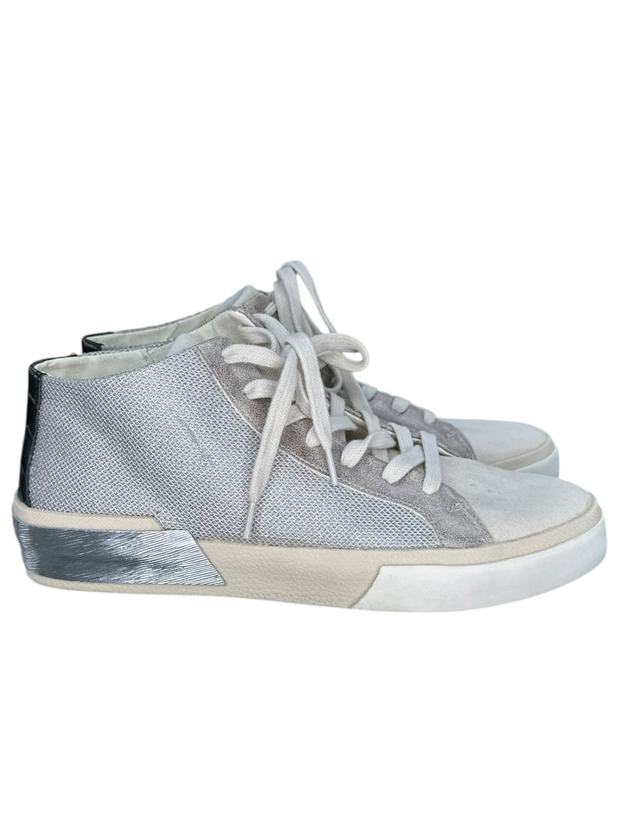 Dolce Vita Silver 'Zoel' Sneakers Size 8