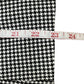 KARL LAGERFELD Black Houndstooth Blazer Size 8