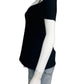 Joseph Ribkoff Black Cold Shoulder Blouse Size 12