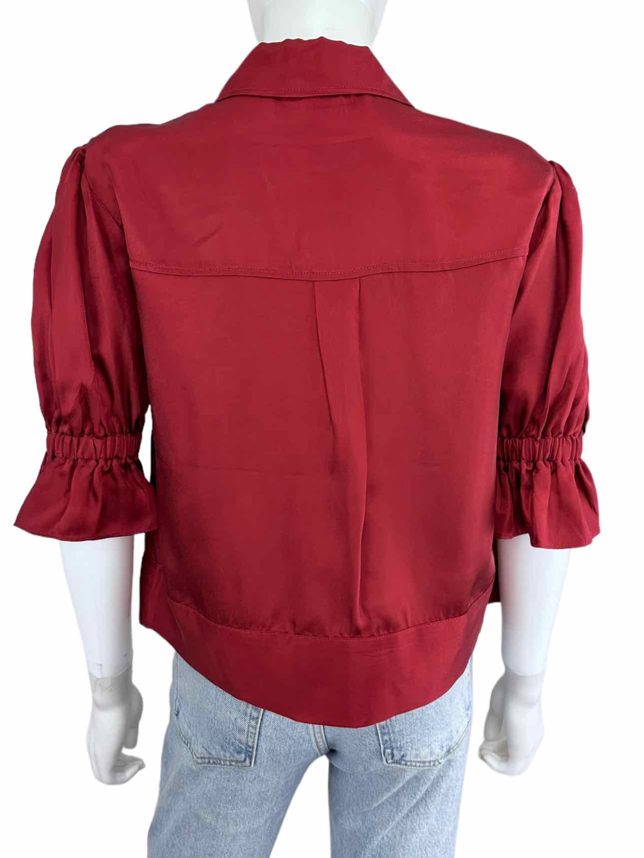 Cinq A Sept NWT Cranberry HOLLY Jacket Size XS