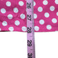 LE SUPERBE NWT Pink Polka Dot Wrap Mini Dress Size S