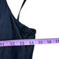 Bl^nk NWT Black Satan Slip Dress Size 6