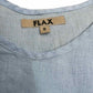 FLAX 100% Linen Powder Blue Tunic Size S