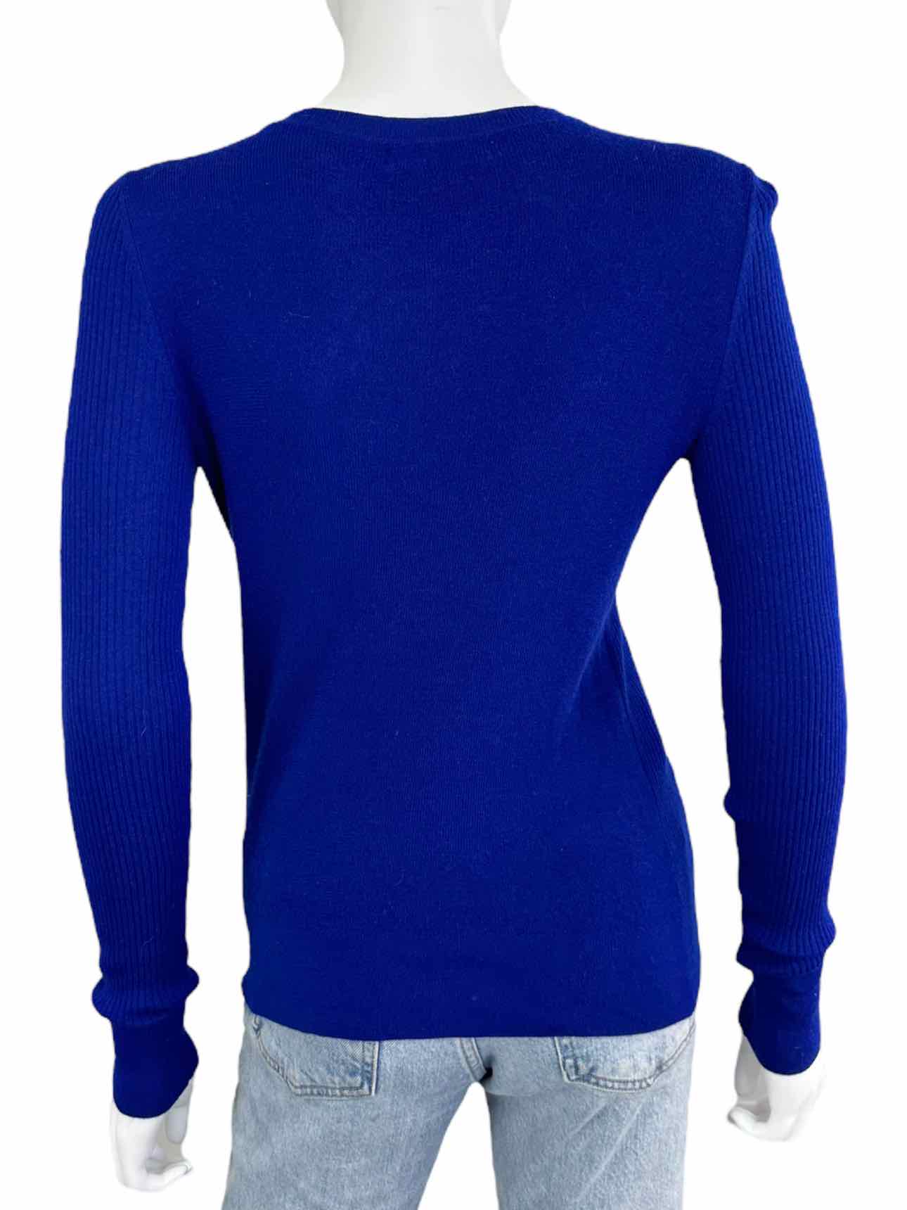 BANANA REPUBLIC 100% Merino Wool Blue Sweater Size S