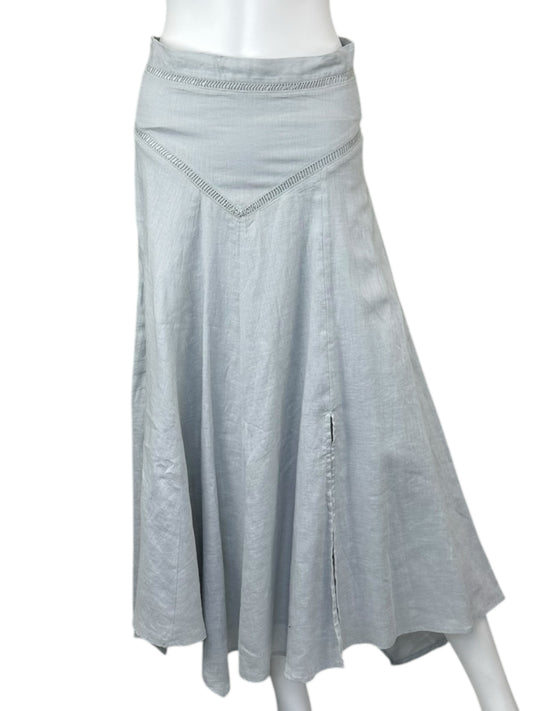 Isabel Etoile Marant Gray 100% Linen Skirt Size M