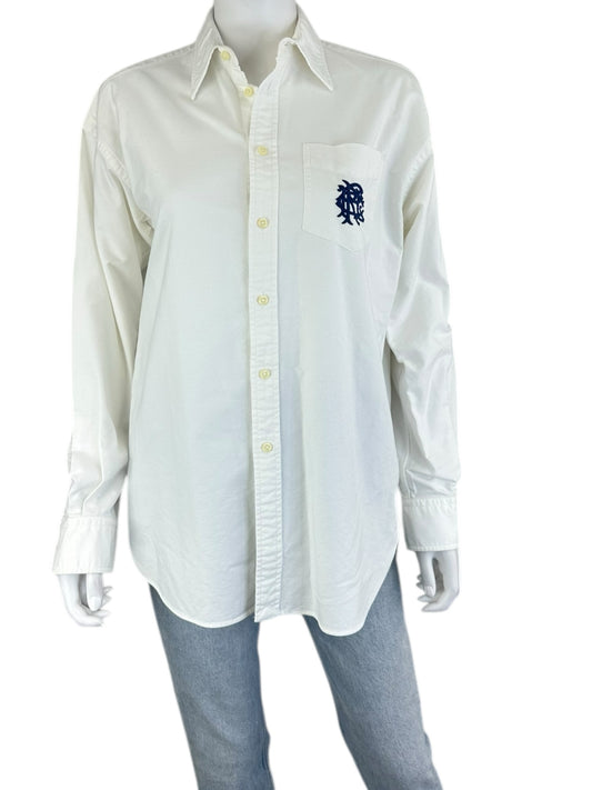 Polo White Button Down Size S