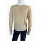 Vince Beige V-neck Knit Top Size S