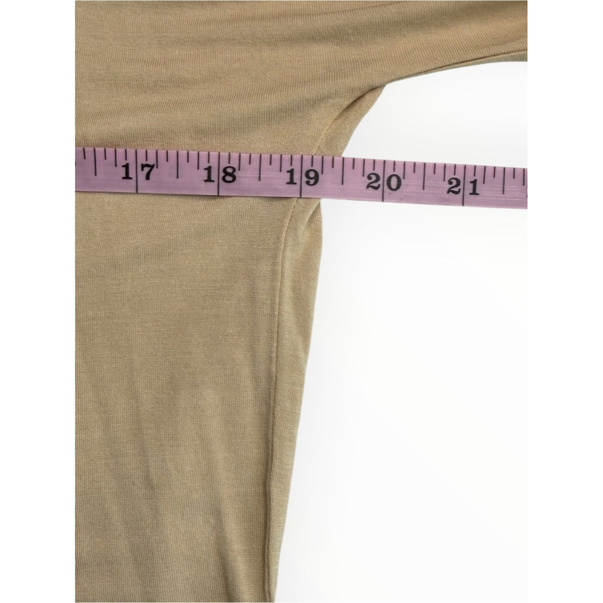 Vince Beige V-neck Knit Top Size S