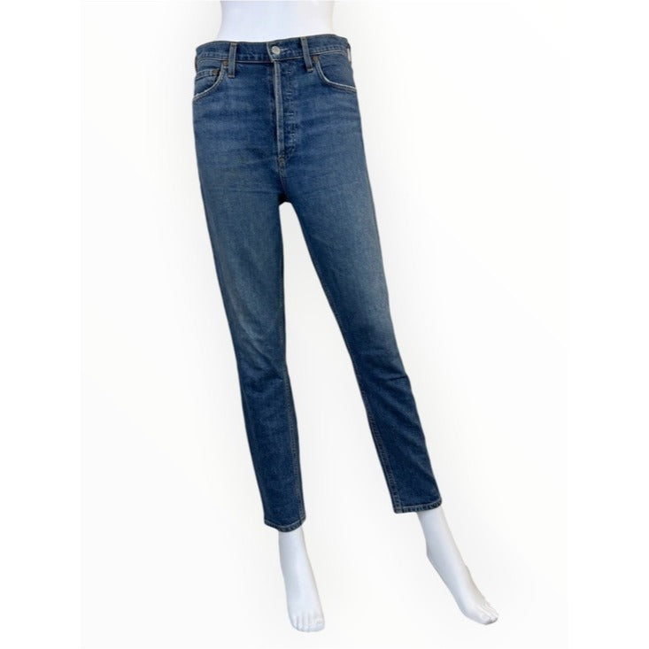 AGOLDE Blue Denim Nico Jeans Size 26
