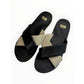 Francis Valentine NWOT Criss Cross Cloud Slide Sandals Size 7