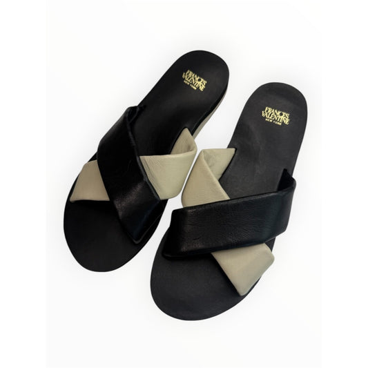 Francis Valentine NWOT Criss Cross Cloud Slide Sandals Size 7