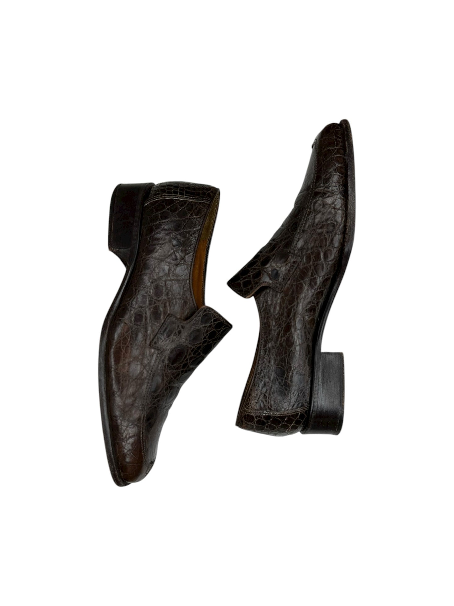 Ralph Lauren Collection Brown Leather Loafers Size 6.5